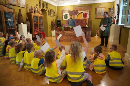 Udział dzieci w projekcie ''Nie zbroja czyni rycerza''