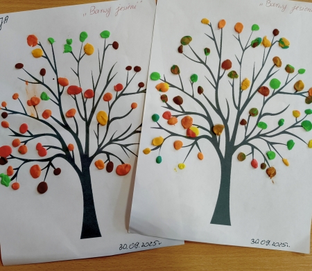 Zajęcia tworcze - ''Barwy jesieni''