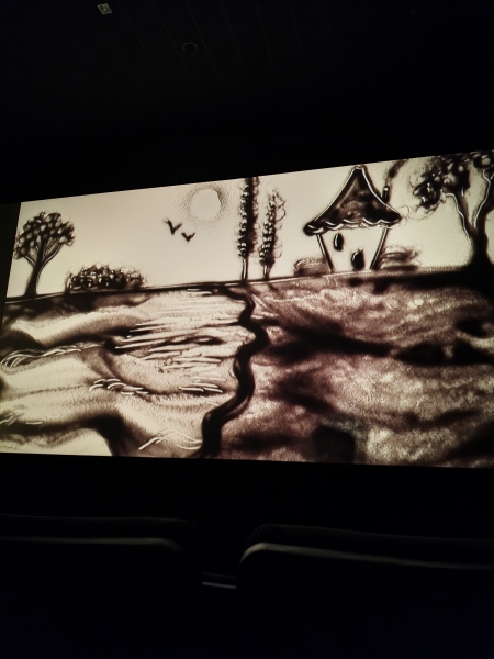 Spektakl Malowania piaskiem 