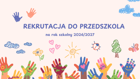 Rekrutacja do przedszkola 2026/2027