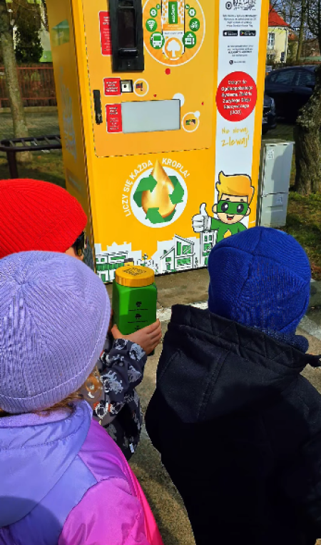 Udział przedszkola w akcji OLEJOMATY