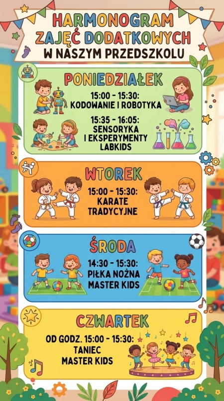 Zapisy na zajęcia dodatkowe