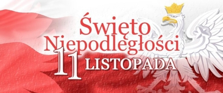 Ogłoszenie grzecznościowe dot. akcji organizowanych w ramach obchodów Święta Niepodległośc